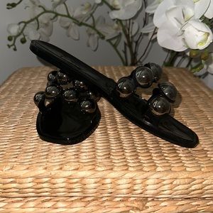 *Like New* Steve Madden | Jelly Slide on Sandal | Black | Size 10